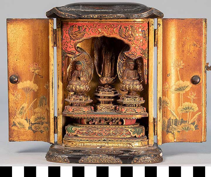 Zushi, Portable Shrine: Amida Sanzon, Amida Buddha Triad, Search