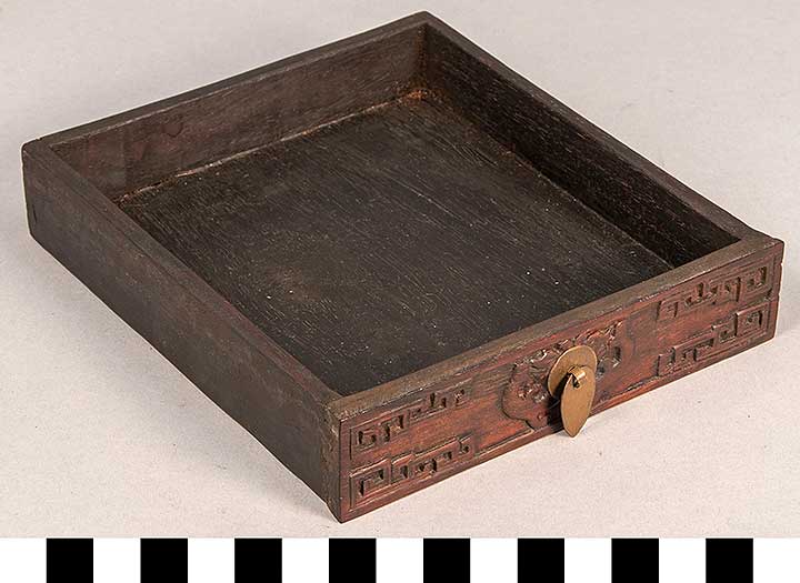 Thumbnail of Miniature Desk and Boxes: Center Drawer (2020.06.0155C)
