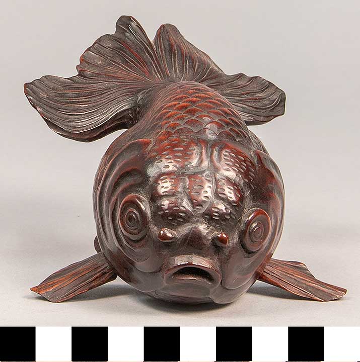 Thumbnail of Okimono: Lionhead Goldfish (2020.06.0195B)