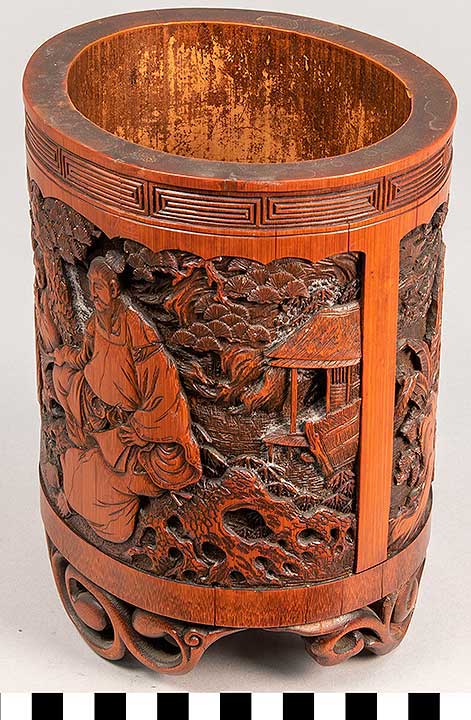 Thumbnail of Bitong, Brush Pot: Three Figures (2020.06.0227)