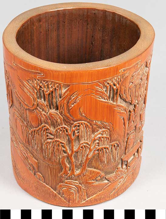 Thumbnail of Bitong, Brush Pot: Boat Scene (2020.06.0237)