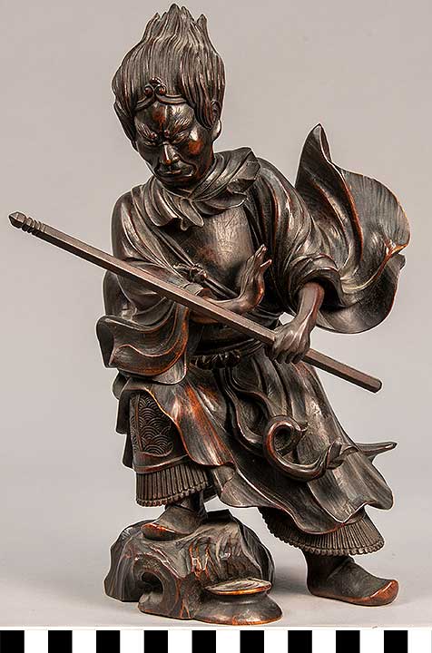 Thumbnail of Carving: Warrior with Staff (2020.06.0251)