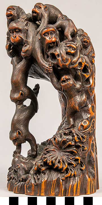 Thumbnail of Carving: Monkeys (2020.06.0255A)