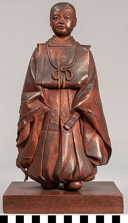 Thumbnail of Carving, Female Monk with Tie-Necklace (2020.06.0258)
