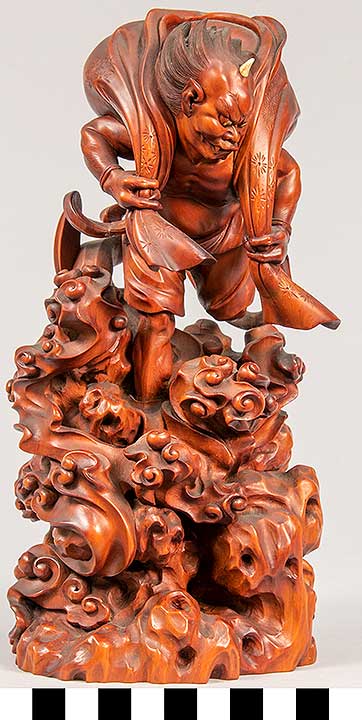 Thumbnail of Carving: Fujin, Wind God (2020.06.0265)