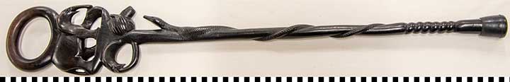 Thumbnail of Cane with Elephant Finial (2020.06.0290)