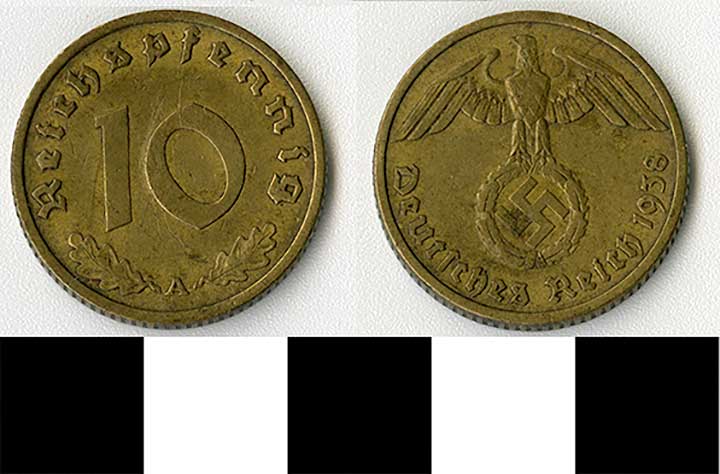 Thumbnail of Coin: Germany, 10 Reichspfennig (2021.04.0004)