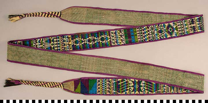 Thumbnail of Wide Belt with Purple Borders (2021.06.0020)