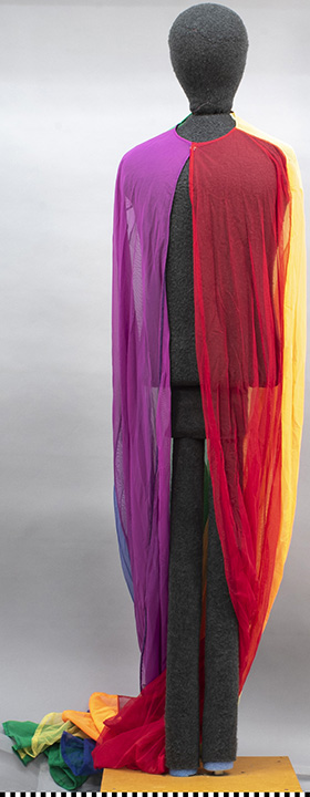 Thumbnail of Pride Dress Costume: Pride Dress Cape (2022.06.0001B)