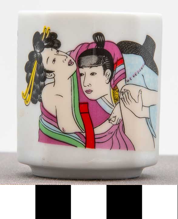 Thumbnail of Erotic Porcelain Sake Cup (2024.02.0001B)