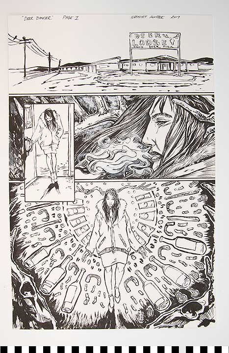 Thumbnail of Original Art: Deer Dancer (2024.03.0004)