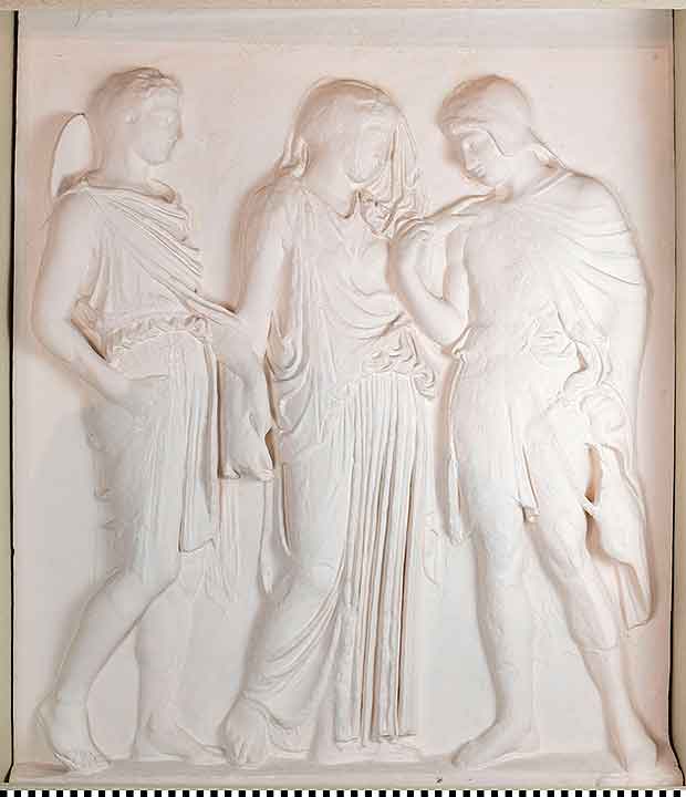 Thumbnail of Plaster Cast of Relief Panel: Orpheus