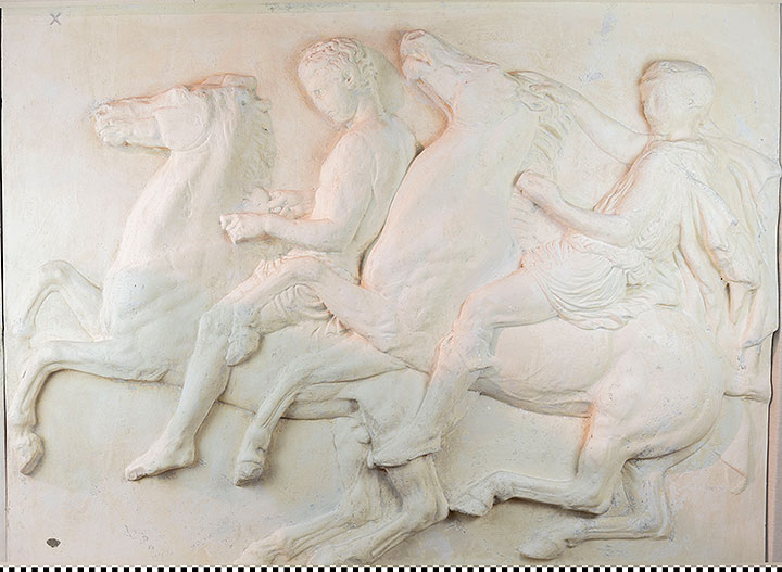 Thumbnail of Plaster Cast of West Parthenon Frieze Panel–Youths on Horses (1912.02.0026)