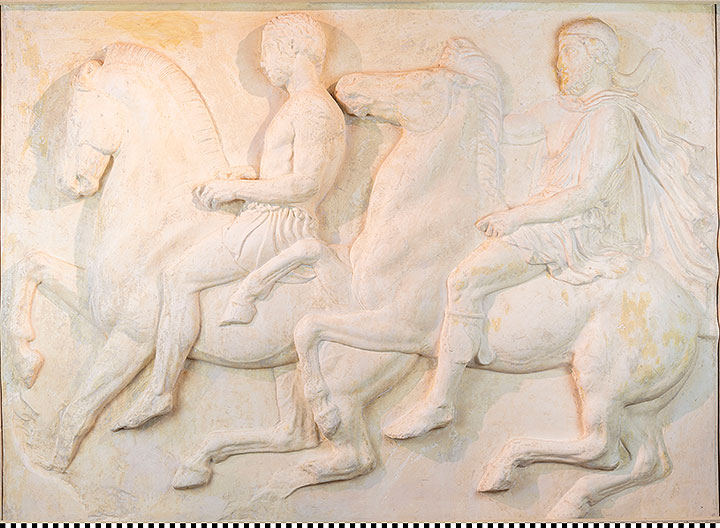 Thumbnail of Plaster Cast of West Parthenon Frieze Panel–Two Horsemen (1912.02.0030)