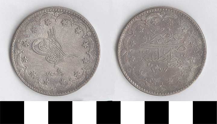 Thumbnail of Coin: Ottoman Empire, 20 piastres (1971.15.0419)