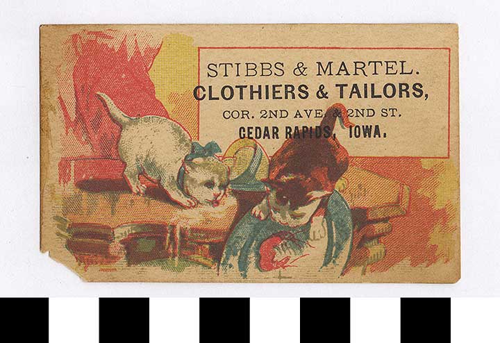 Thumbnail of Business Advertisement Card: Stibbs & Martel (1972.21.0072)