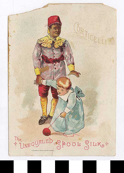 Thumbnail of Business Advertisement Card:  Corticelli Silk (1972.21.0079)