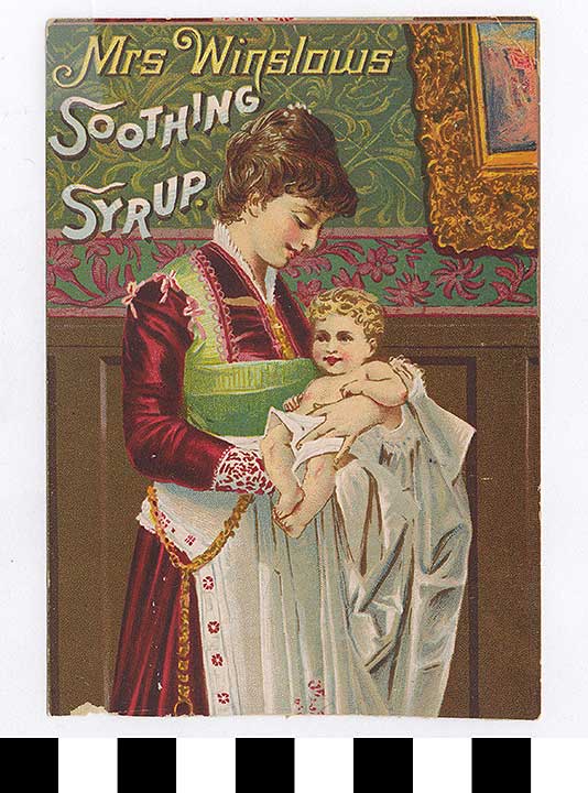 Thumbnail of Business Advertisement Card: Mrs. Winslows Soothing Syrup (1972.21.0085)