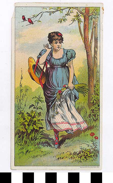 Thumbnail of Business Advertisement Card: F.C. Olmstead (1972.21.0087)