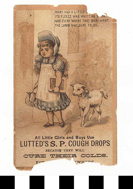 Thumbnail of Business Advertisement Card: Lutted