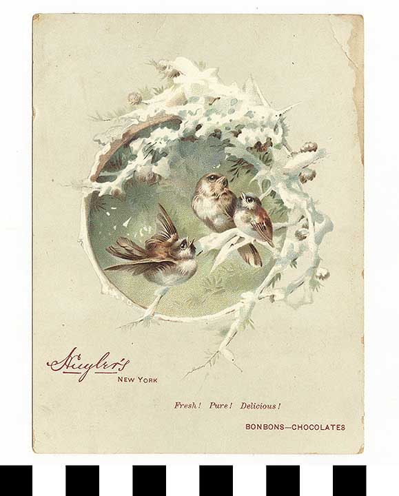 Thumbnail of Business Advertisement Card: Huyler