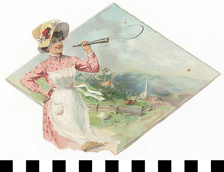 Thumbnail of Business Advertisement Card Fragment: "Clark