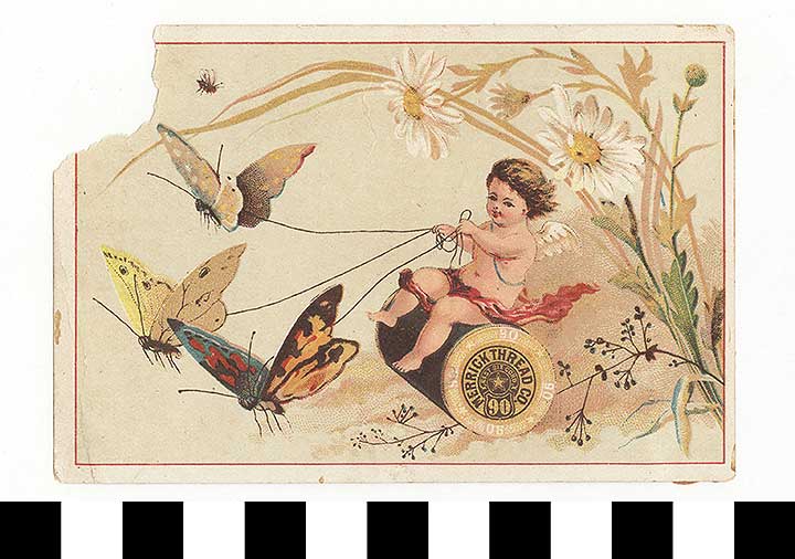 Thumbnail of Business Advertisement Card: "Merrick Thread Co." (1972.21.0161)