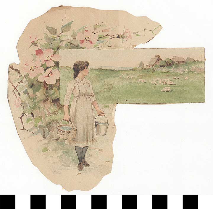 Thumbnail of Business Advertisement Card Fragment (1972.21.0163)