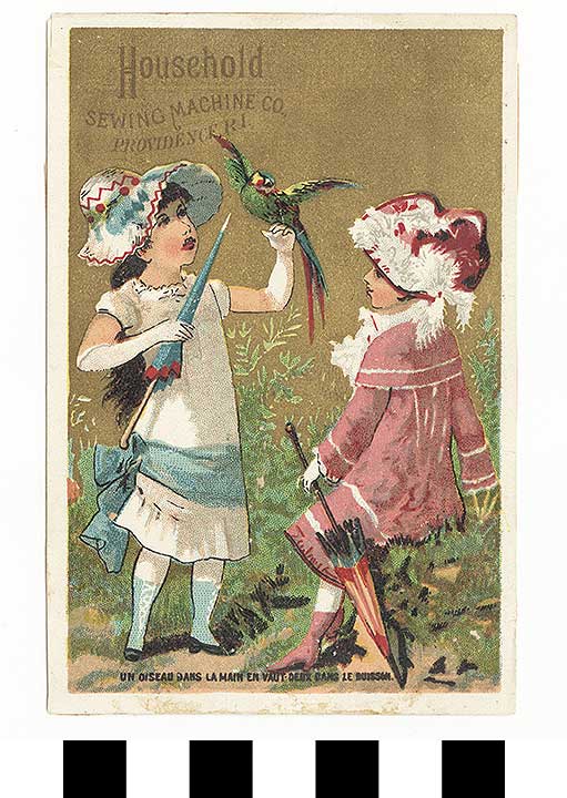 Thumbnail of Business Advertisement Card: Household Sewing Machine Co.  (1972.21.0171)