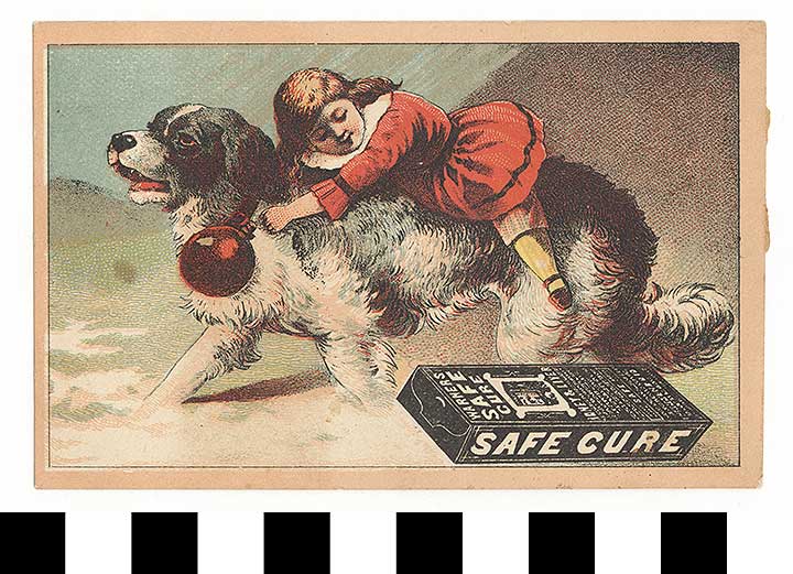 Thumbnail of Business Advertisement Card: Safe Cure  (1972.21.0194)