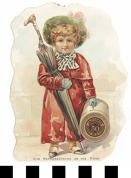 Thumbnail of Advertisement Card: The Coats Thread Co. (1972.21.0197)