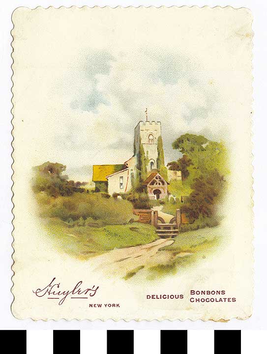 Thumbnail of Business Advertisement Card: Huyler