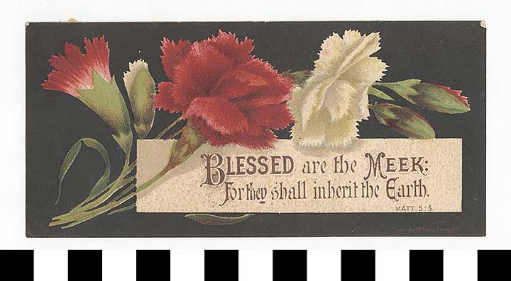 Thumbnail of Greeting Card: Matthew 5:5 (1972.21.0239)