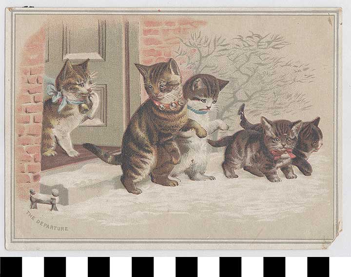 Thumbnail of Greeting Card: "The Departure"  (1972.21.0284)