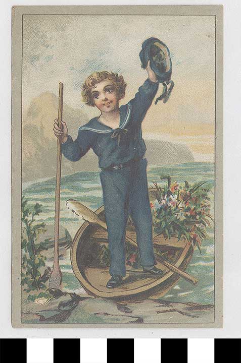 Thumbnail of Greeting Card: Sailor Boy (1972.21.0285)
