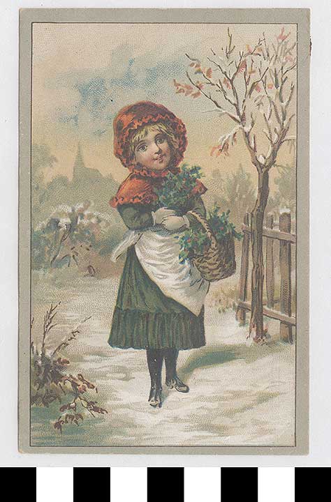 Thumbnail of Greeting Card: Girl with Red Hood (1972.21.0287)