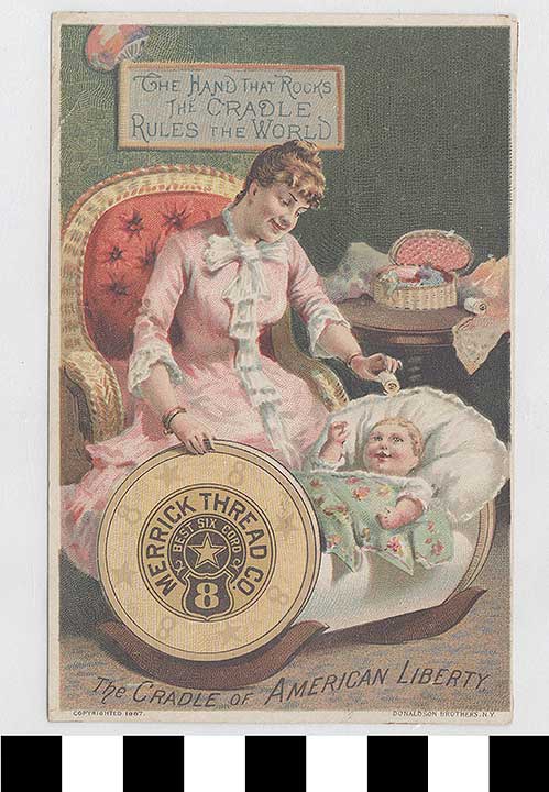 Thumbnail of Business Advertisement Card:  Merrick Thread Co. (1972.21.0360)
