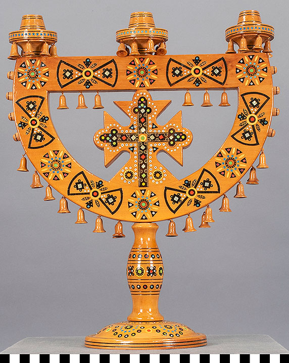 Thumbnail of Trysvichnyk, Three Armed Candelabrum (1978.04.0005)