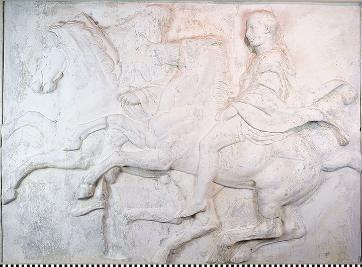 Thumbnail of Plaster Cast of West Parthenon Frieze Panel-Two Galloping Horsemen (1982.11.0002)