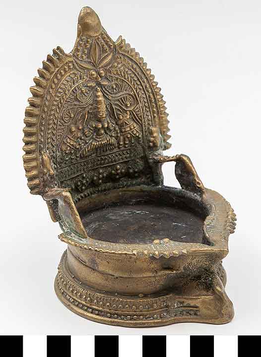 Thumbnail of Kamakshi Deepam, Oil Lamp: Lakshmi (1993.18.0144)
