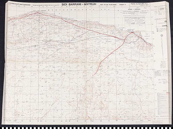 Thumbnail of Map: Sidi Barrani - Matruh (1997.11.0029)