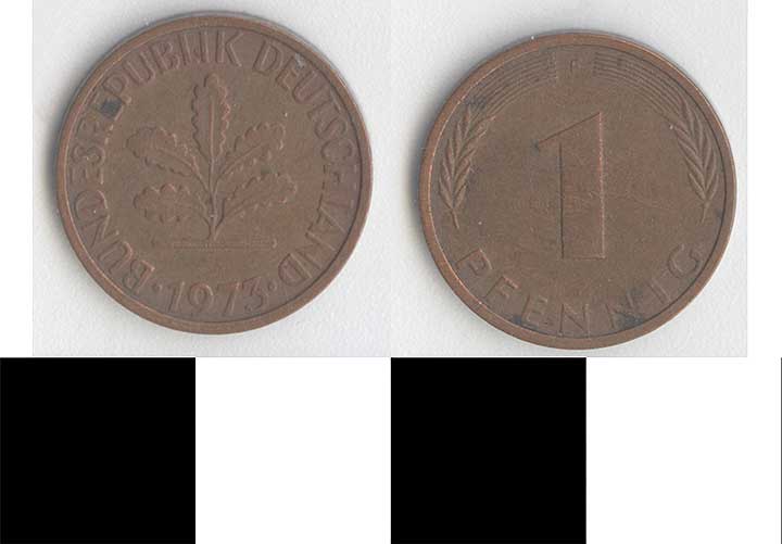 Thumbnail of Coin: West Germany, 1 Pfennig (1998.03.0428)