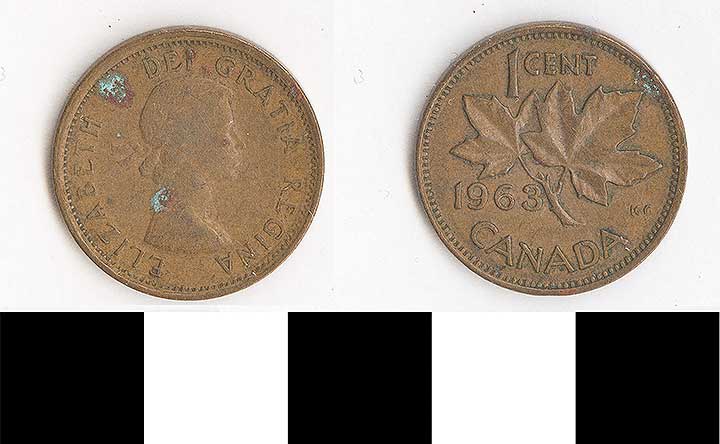 Thumbnail of Coin: Canada, 1 cent (1998.03.0596)