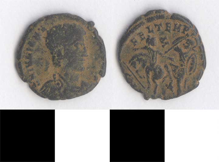 Thumbnail of Coin: Roman Empire, Nummus, "FEL TEMP REPARATIO" (1998.03.0656)
