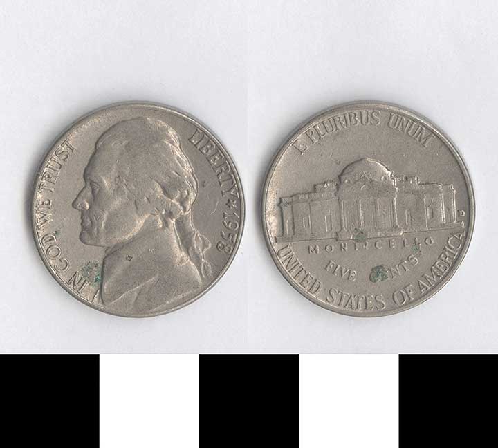 Thumbnail of Coin: USA 5 Cents (1998.03.0682)