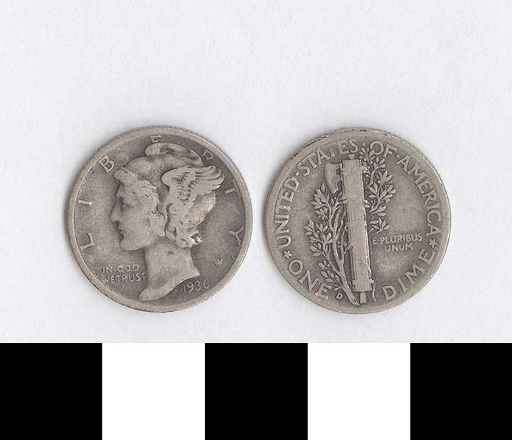 Thumbnail of Coin: USA 10 Cents (1998.03.0685)