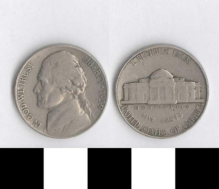 Thumbnail of Coin: USA 5 Cents (1998.03.0696)