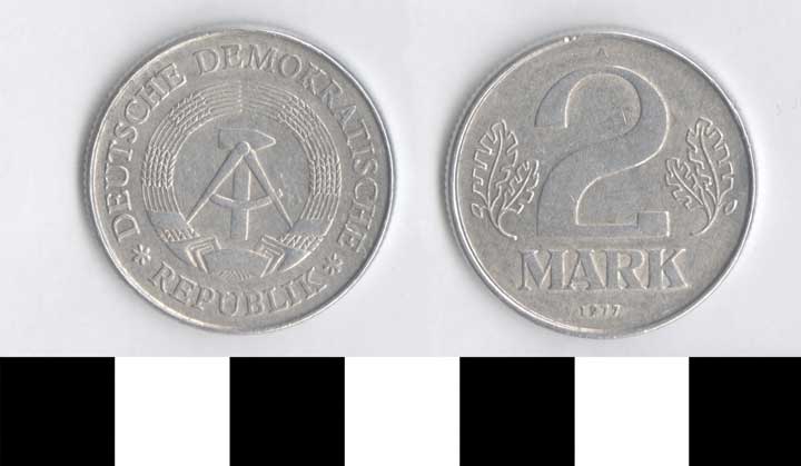 Thumbnail of Coin: East Germany 2 Marks (1998.03.0727)