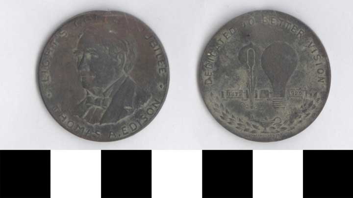 Thumbnail of Commemorative Medal: USA Lights Golden Jubilee  (1998.03.0728)