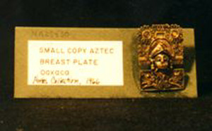 Thumbnail of Earring with a Reproduction Miniature Breastplate Motif (1998.19.2176)